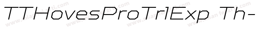 TTHovesProTrlExp Th字体转换
